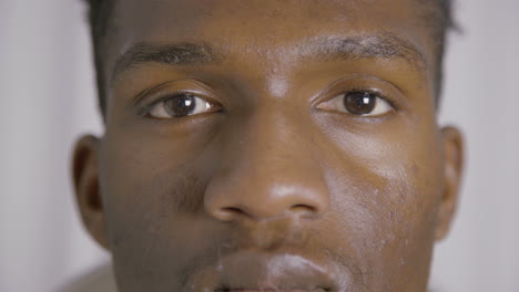 Extreme-close-up-of-young-African-American-man